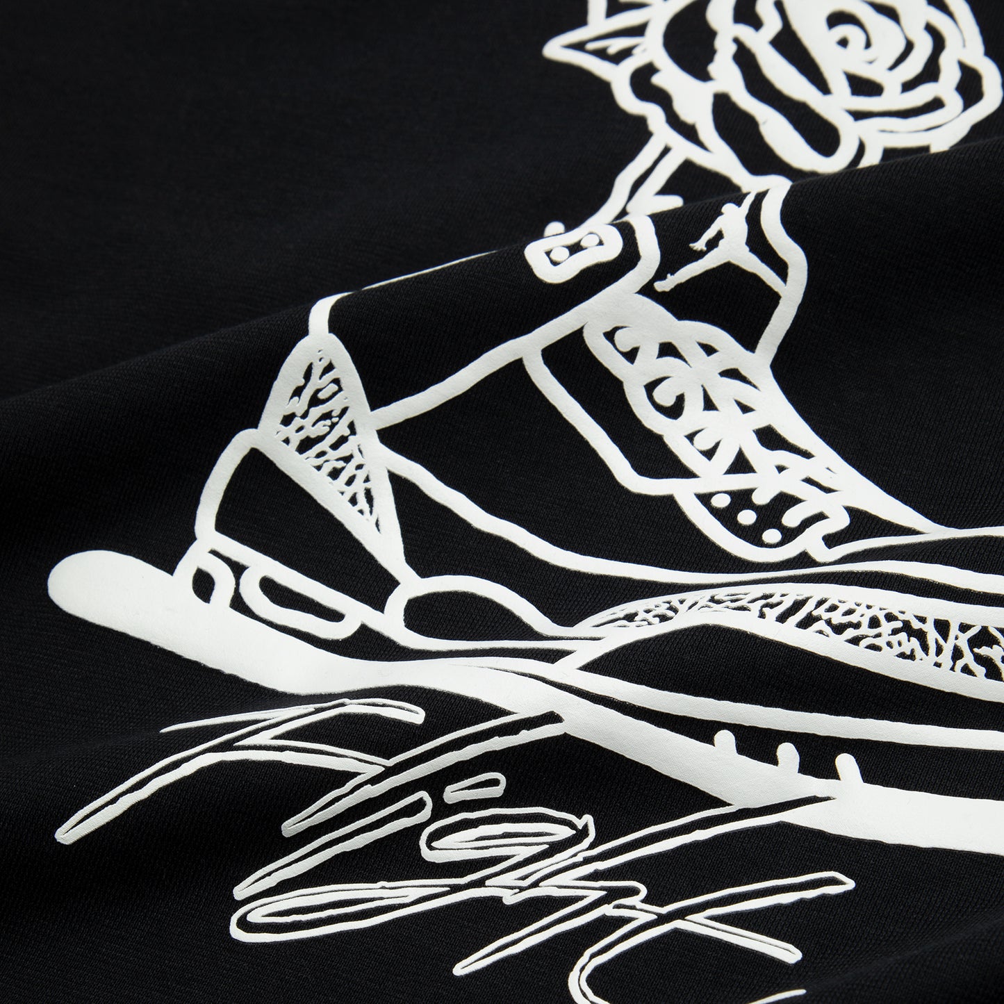Nike Womens Jordan Flight Graphic T-Shirt (Black)