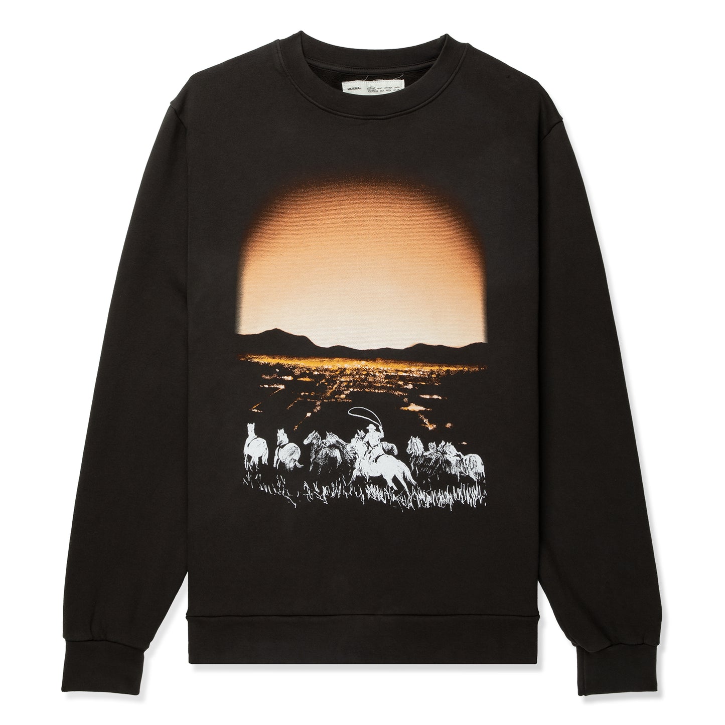 ONE OF THESE DAYS Beyond the Past Crewneck (Black)