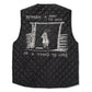 ONE OF THESE DAYS Quilted Vest (Black)