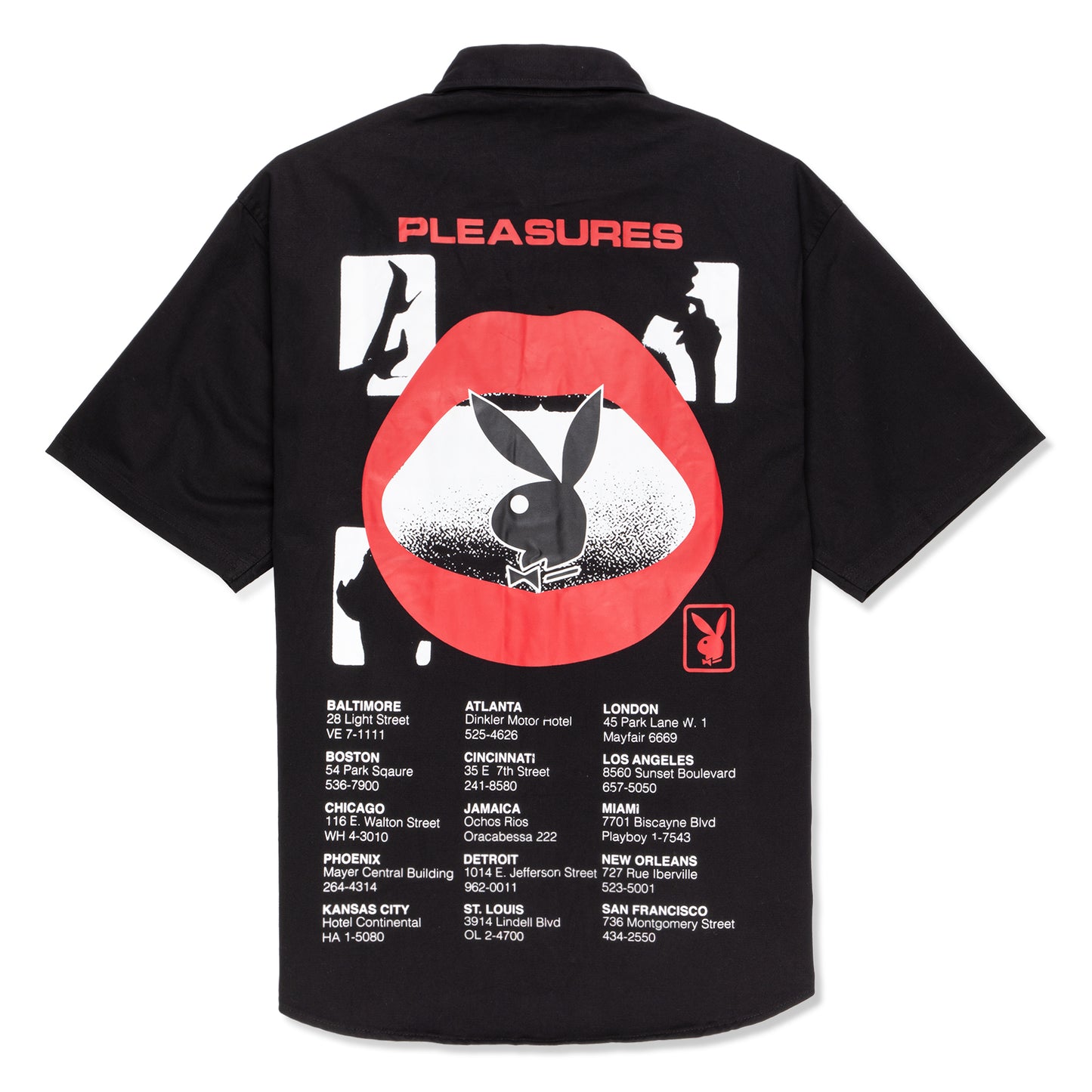 Pleasures Film Crew Work Shirt (Black)
