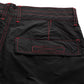 Pleasures Static Nylon Cargo Shorts (Black)
