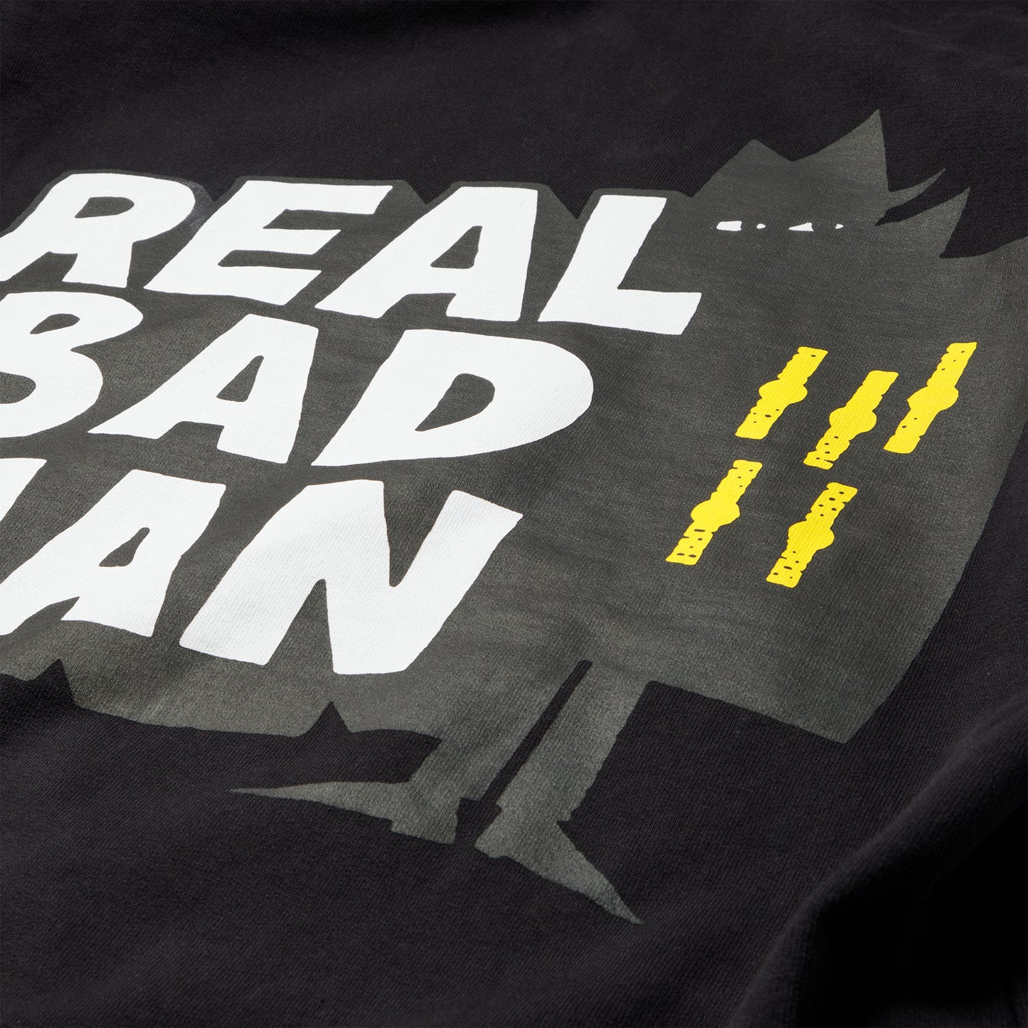 Real Bad Man Classic Hood Fleece Organic (Black)