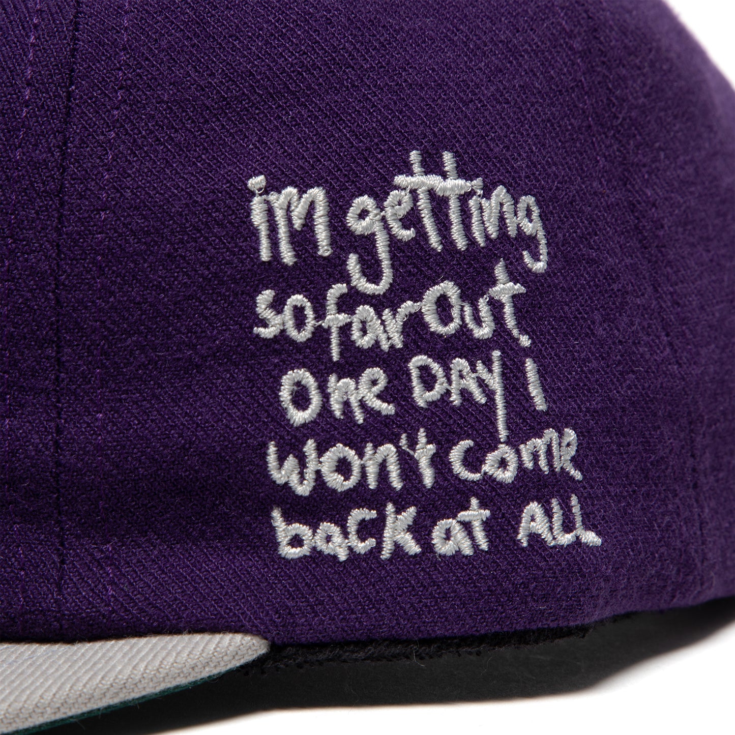 Real Bad Man So Far Out 6 Panel Hat (Purple/Gray)