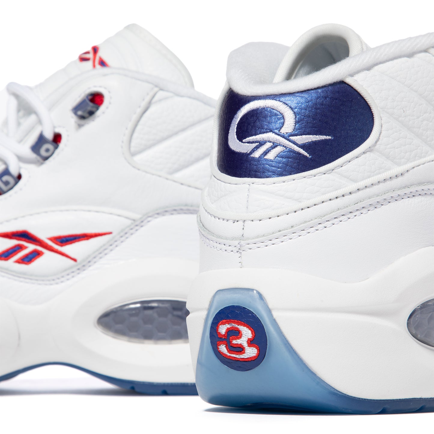 Reebok Question Mid (White/Navy/Red)