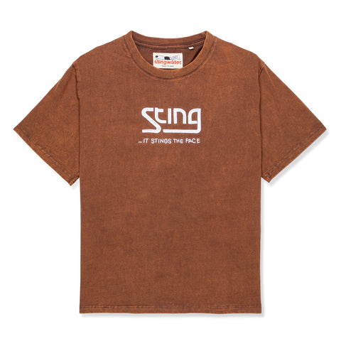 Stingwater Gaseous Logotype T-Shirt (Brown)