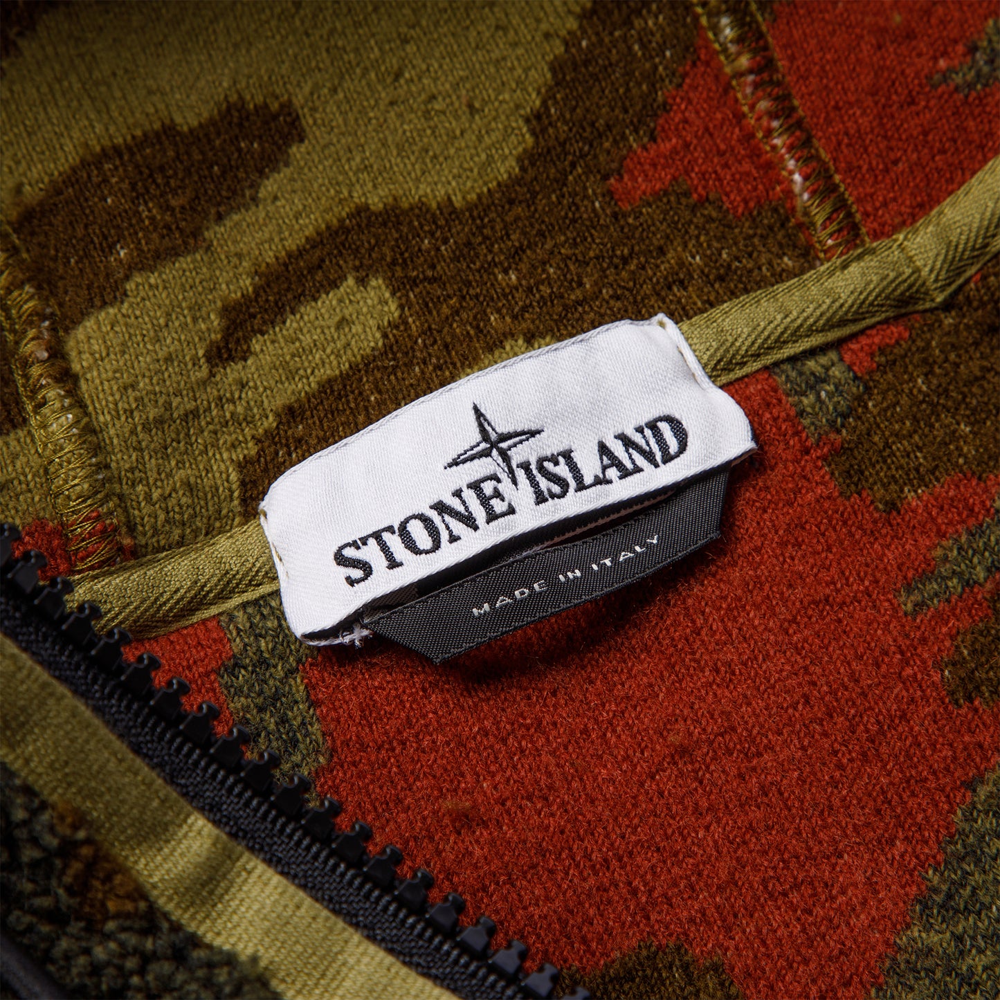 Stone Island Hooded Sweatshirt (Military Green)