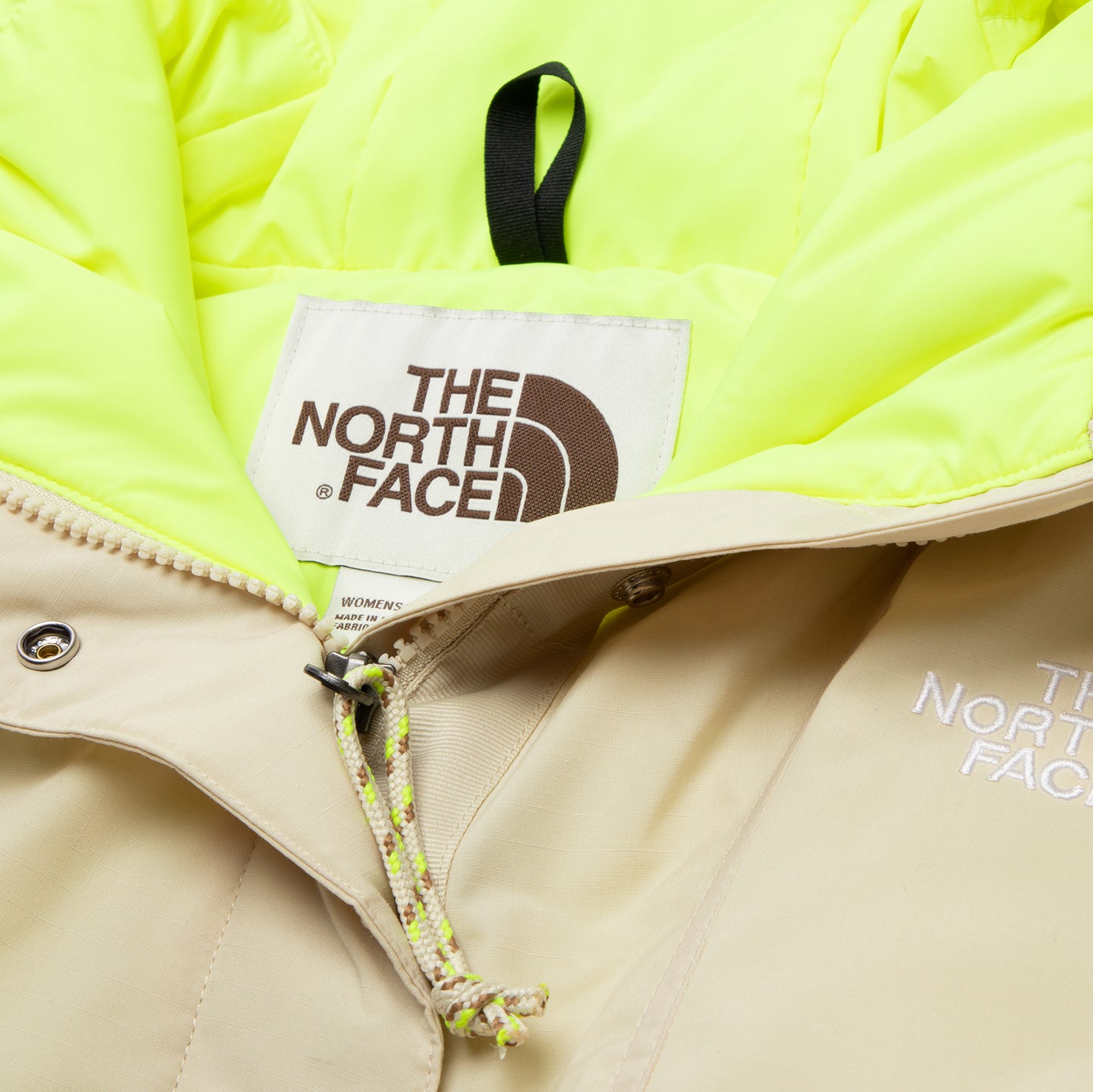 The North Face Womens 78 Low-Fi Hi-Tek Windjammer (Utility Brown/Gravel/Led Yellow)