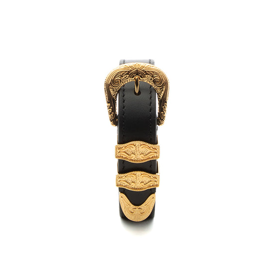VERSACE Bracelet (Black Warm Gold)