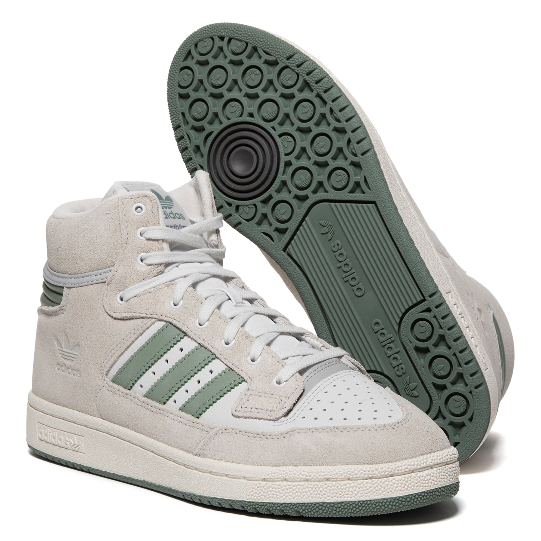 adidas Centennial 85 HI (Crystal White/Silver Green/Silver Green 