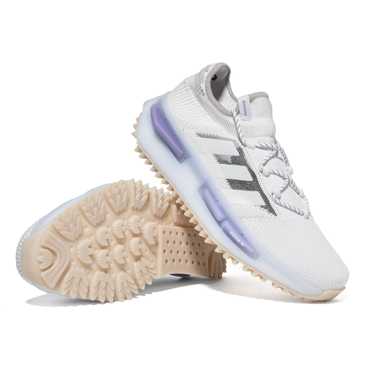 Adidas NMD S1 (Cloud White/ Light Purple)
