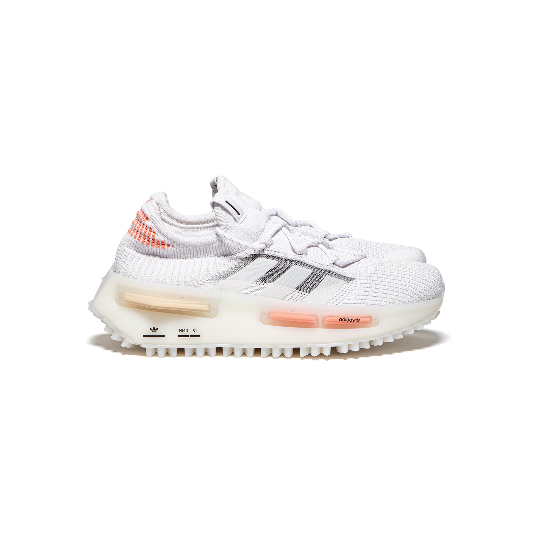 adidas Womens NMD S1 (Cloud White/Off White/Coral Fusion) – CNCPTS