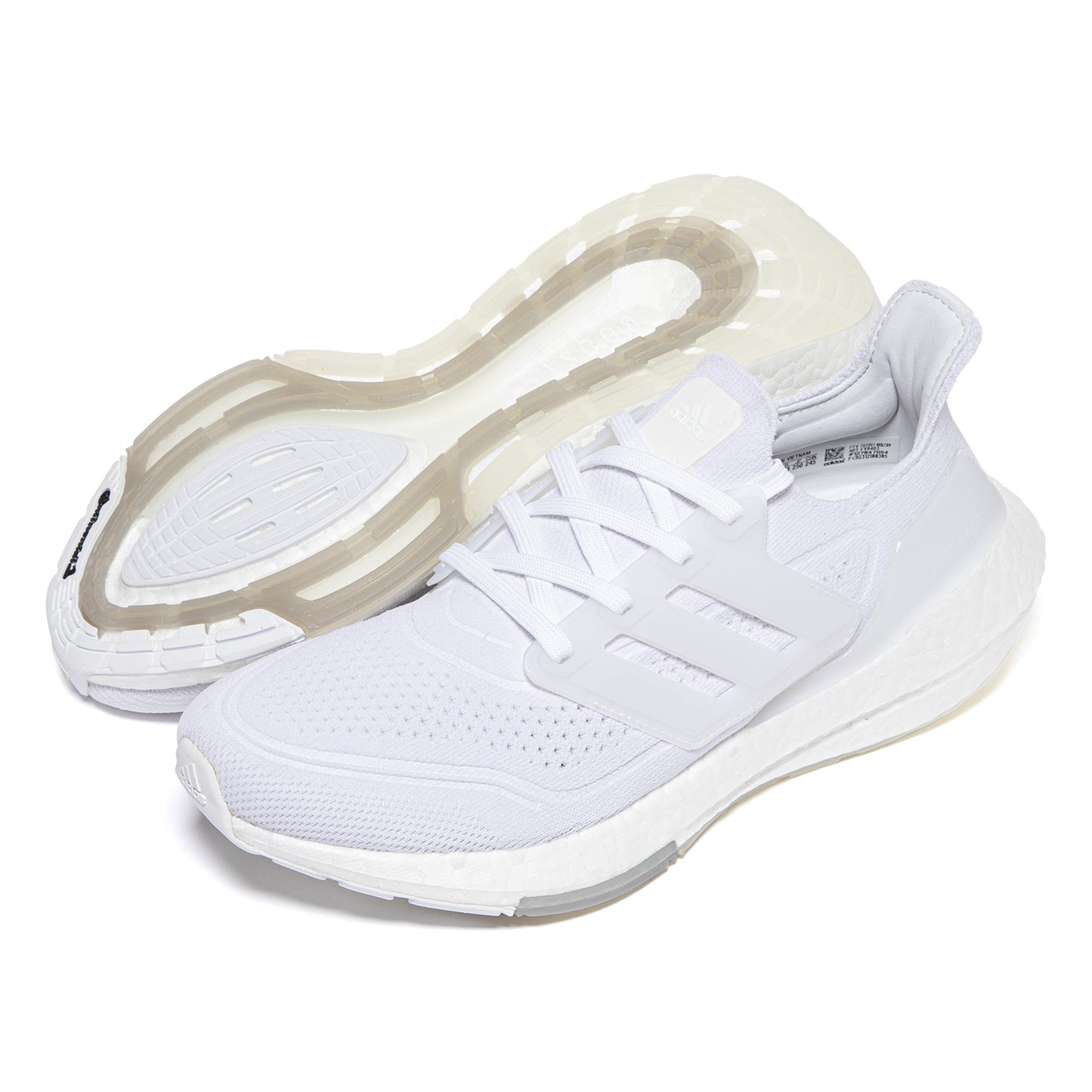 adidas Womens Ultraboost 21 (Cloud White/Grey Three)